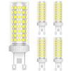 Linqzxz Lampadine a LED G9, 6000 K bianco freddo, alogena equivalente da 12 W equivalente a 90 W, attacco in bipina, per casa e ufficio, non dimmerabile, 5 pezzi