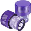 LRFDRESS Filtri di ricambio V10 per Dyson serie V10 Cyclone, V10 Absolute, V10 Animal, V10 Total Clean, SV12, sostituzione codice 969082-01, confezione da 2 filtri e 1 spazzola per la pulizia