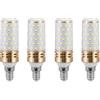 Jiotouhu Lampadine LED E14, 9W equivalenti a lampadine alogene da 100W, Bianco freddo 6000K, 900lm senza sfarfallio, non dimmerabili, AC175-265V, 4 pezzi