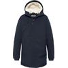 Schott NYC Eljin-Navy-XXXL Parka, Blu, 3XL Plus Tall Uomo