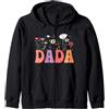 Dada Dad Father Daddy Gift Cute Flowers Dada Felpa con Cappuccio