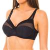 Playtex Reggiseno con Ferretto in Microfibra Femminile Criss Cross Donna x1, Nero, 36/4B