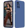 ISOI - Cover per Xiaomi Redmi 10 4G / Redmi 10 2022, Custodia Morbida in Silicone Liquido, Protezione Completa Antiurto Ultra Sottile per il Corpo - Blu