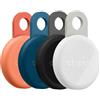 Chipolo LOOP - Tracker Bluetooth ricaricabile per chiave e tasca, compatibile con Apple o Google, chiamate il tuo telefono e avvisi fuori portata per Android - 4 Pack