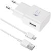 OERYIEG Caricabatterie Rapido di Rete USB C per Samsung Galaxy S22 S21 S20 S8+ S9+ S10+ S10e S9 S8 A17 A16 A15 A14 A56 A55 A54 A53 A36 A35 A26 A25 A05s con Cavo Type C da 1.5m