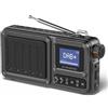 Avantree SP851 - Radio Digitale Portatile DAB+/FM con Bluetooth 6.0, Altoparlante Ricaricabile, TF/USB, Display LCD, Scansione Automatica & Torcia - Ideale per Casa, Cucina & Outdoor