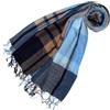 Lorenzo Cana Sciarpa da donna Pashmina 50% cashmere 50% lana Stola sciarpa donna sciarpa donna marrone petrolio rosa 78656