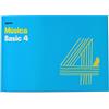 Additio Quaderno musicale Basic 4 pentagrammi 20 mm - blu