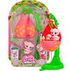 CUTIE CLIMBERS S1 Family Pack Sweeties Polly, Casetta Fiore con 1 Animaletto da Collezionare che si Arrampica e con Cucciolo, Giocattolo per Bambini + 3 Anni