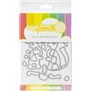 Waffle Flower Crafts Fiore Waffle Die Bunni, Coniglietti Love You, taglia unica