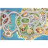 NM Tappeto Gioco Percorso Città con Porto - Cm 100x150