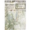 8 Carte di riso in A6 Backgrounds Herbarium Silvae