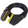 Status S2MGPSCART1PK6 - Cavo scart (7 mm x 2 m, 21 poli, i terminali d'oro)