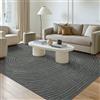GENIMO - Tappeto Antiscivolo Moderno Botanico - 200x290cm - Corto Pile - Confortevole e Sicuro - Ideale per Soggiorno - Marrone