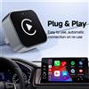 AnovaTec Adattatore Wireless 2 in 1 per CarPlay e Android Auto, Box Intelligente AI per Sistemi Auto di Toyota, Honda, Autosky, VW, Sky