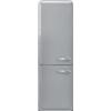 SMEG FRIGORIFERO COMBINATO SMEG FAB32LSV6, Capacità netta totale 331 l, Rumorosità: 35 dB(A), 3 ripiani, Dimensioni: L 60,1 cm A 196,8 P 72,8 cm, Silver, Classe C