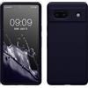 kwmobile Cover per Google Pixel 7a Custodia - Back Case per Smartphone in Silicone TPU - Protezione Gommata - deep ocean