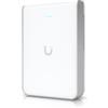 Ubiquiti U7-PRO-WALL UniFi Access Point WiFi 7 Tri-Band 2.4/5/6 GHz, 2.5 GbE, Montaggio a Parete, PoE+, Bianco