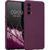 kwmobile Custodia Compatibile con Realme GT Master Edition Cover - Back Case per Smartphone in Silicone TPU - Protezione Gommata - viola bordeaux