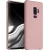 kwmobile Cover per Samsung Galaxy S9 Plus Custodia - Back Case per Smartphone in Silicone TPU - Protezione Gommata - rosa vintage