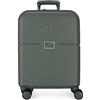 Pepe Jeans Accent Green Valigia da cabina 40x55x20 cm ABS rigido Chiusura TSA integrata 37L 3,22 kg 4 doppie ruote Bagaglio a mano
