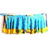 Vintage Mini gonne 21" lunghe vintage Sari Magic Wrap gonne multicolore bohemien hippie