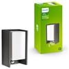 Philips Lighting Lampada a Parete LED Bridge, per Esterni, Attacco E27, Sensore di Movimento, Antracite