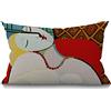 Smooffly Picasso Le Reve The Dream Farmhouse Pillow Cover Lumbar Pillow Cover Home Decorative Cotton Linen Cushion Case for Sofa Couch Housewarming Gifts Family Room Décor Oblong 12 x 20