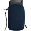 kwmobile Custodia Protettiva Compatibile con Nintendo 3DS XL - Astuccio con Chiusura Zip in Neoprene blu marino