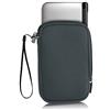 kwmobile Custodia Protettiva Compatibile con Nintendo 3DS XL - Astuccio con Chiusura Zip in Neoprene grigio