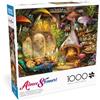 Buffalo Games - Aimee Stewart - Merry Mushroom Cottage - Puzzle da 1000 pezzi per adulti Puzzle impegnativo perfetto per serate di gioco - Dimensioni del puzzle finito: 26,75 x 19,75