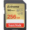 Sandisk SD Extreme Plus 256GB XC (V30, U3, UHS I, C10 - 240MB/s lettura, 160MB/s scrittura)