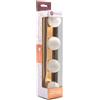 IBS Barra led trucco - oro rosa, luce bianca fredda, ventose