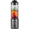 nutribullet Flex 590ml Mini Frullatore Portatile senza fili, Ricaricabile, con Manico e Tappo a Beccuccio, Tritatutto, per Smoothies e Frullati, Trita Ghiaccio e Frutta Congelata, Grigio (NBP013GM)
