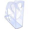 Exacompta 18110D Portariviste, Blu Ghiaccio Traslucido, 24.8 x 7.7 x 25.7