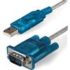 StarTech.com Cavo adattatore seriale USB a RS-232 DB9 90 cm, M/M, Convertitore da USBB a DB9 (9-pin), Prolific PL-2303 (ICUSB232SM3)