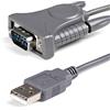 StarTech.com Cavo adattatore USB a Seriale RS232 DB9 / DB25, Cavo Adattatore seriale USB a DB9 / DB25 RS232 ad 1 porta M/M (ICUSB232DB25)