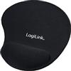 LogiLink Tappetino per Mouse con poggiapolsi in Gel, Nero
