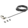 StarTech.com Cavo di sicurezza per laptop in acciaio da 2 m per K-Slot, Nano Slot, Wedge Slot, con serratura a combinazione (LTULOCK4D)