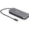 StarTech.com Hub USB C a 4 porte USB-A -Hub USB 3.0 Type C (USB 3.2 Gen 1) 5Gbps, Alimentato via bus, Cavo da 28,5 cm (HB30CM3A1CB)