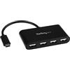 StarTech.com Hub USB-C a 4 porte, Hub mini, USB-C a 4x USB-A, USB 2.0