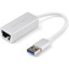 StarTech.com Adattatore USB Ethernet, Convertitore USB 3.0 a Ethernet 10/100/1000Mbps per Laptop, Adattatore USB a RJ45 Gigabit, Adattatore di Rete LAN esterna USB 3.0, Argento (USB31000SA)