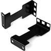 StarTech.com Kit di Montaggio rack 19 1U, Estensore/Adattatore di profondità per montaggio su server rack 19 pollici, Estende/ Riduce la profondità di montaggio di 10cm, Rack ears (RDA1U)