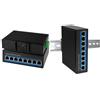 LogiLink Industrial Gibabit Ethernet Poe Switch, 8-Port 10/100/1000 Base-TX RJ45