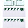 Jissta 10 Sacchetti per Vorwerk Folletto VK200 FP200 Aspirapolvere + 2 Filtri Hepa | Accessori di Ricambi Sacchetti Folletto VK200, Adatti a Persone Allergiche