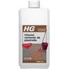 HG Rimuovi Cemento da Piastrelle | Detergente per Residui di Cemento e Malta su Piastrelle e Pietra Naturale non Calcarea | 1000 ml