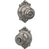 SCHLAGE Brookshire Collection Georgian Passage knob, F40 GEO 619 BRK