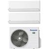 CLIMATIZZATORE CONDIZIONATORE DUAL SPLIT PANASONIC ETHEREA 9000 +15000 BTU / CU-2Z50TBE R32 - WI-FI INCLUSO - in diversi colori Bianco opaco
