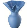 ROSENTHAL STUDIO-LINE VASO FALDA, STUDIO LINE BLU NOTTE, S - h 10 x L 9 cm