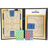 VGEBY Basket Coaching Board, Pieghevole colorato in Pelle PU Insegnamento per Basket Pallacanestro Tattica Antiscivolo Impermeabile Tabellone didattico Forniture per Il Basket